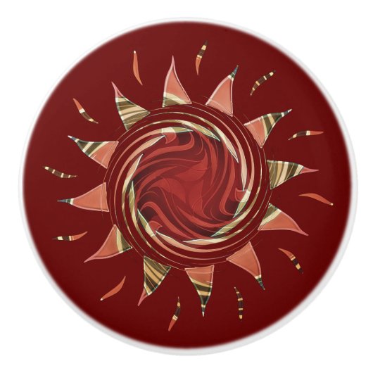 クランベリーサンセラミックノブ セラミックノブ (正面)