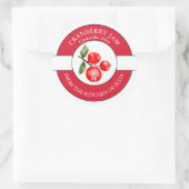 クランベリージャムラベル ラウンドシール (バッグ)