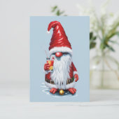 クランベリージュースカクテルを持ったノルウェーの小人 招待状 (スタンド正面)