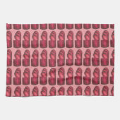 クランベリーソース感謝祭クリスマス キッチンタオル (横)