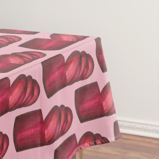 クランベリーソース缶詰の感謝祭ディナーフード テーブルクロス (インサイチュ)