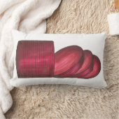 クランベリーソース缶詰の感謝祭ディナーフード ランバークッション (ブランケット)