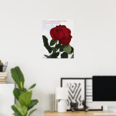 クランベリーバラポスター16x20バラ&散文 ポスター (ホームオフィス)