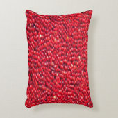 クランベリーフェスティバルレッド アクセントクッション (正面(垂直))