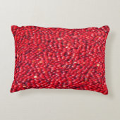 クランベリーフェスティバルレッド アクセントクッション (裏面)