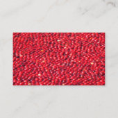 クランベリーフェスティバルレッド 名刺 (裏面)