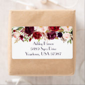 クランベリーマルサラ差出人住所ラベル ラベル (インサイチュ)