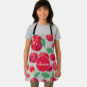 クランベリーモザイクカラフルパタパーソナライズされたーン エプロン (インサイチュ)