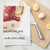 クランベリーモスクワマレレシピキッチンタオル キッチンタオル (四つ折り)