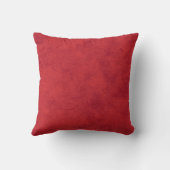 クランベリーレッドテクスチャード装飾用クッション クッション (裏面)