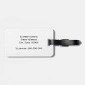 クランベリーレッドWhtネイビー千鳥格子の名商品名モノグラム ラゲッジタグ