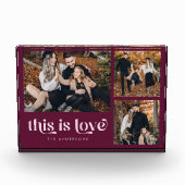 クランベリーレトロこれがラブコラージュ フォトブロック (正面)