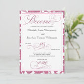 クランベリーレースがクリスチャンの一つとして結婚なる 招待状 (スタンド正面)