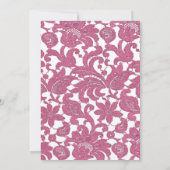 クランベリーレースがクリスチャンの一つとして結婚なる 招待状 (裏面)