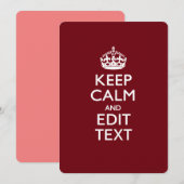 クランベリーワイン保ブルゴーニューカムとテキスト (正面/裏面)