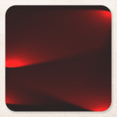 クランベリー及びブラックライト スクエアペーパーコースター (正面)