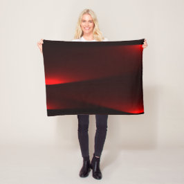 クランベリー及びブラックライト フリースブランケット