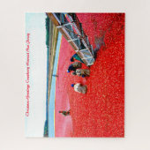 クランベリー収穫ニュージャージー。 ジグソーパズル (縦)