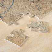 クランベリー湖、ワナケナ、オスウィガッチーリバーエリア ジグソーパズル (側面)