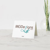 クランベリー秋葉秋秋結婚の カード (裏面)