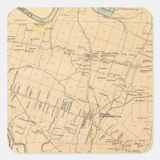 クランベリー郷 スクエアシール (正面)