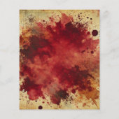 クランベリー（ばちゃばちゃ）跳ねる動揺してインクスクラップブック紙 (裏面)