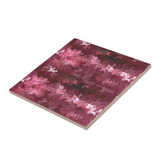 クランベリー·シルク タイル (側面)