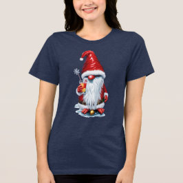クランベリー・ジュース・カクテルを持つノルウェーのノーム トライブレンドTシャツ