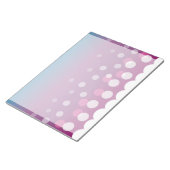 クランベリー・ブルー・バブル ノートパッド (アングル)