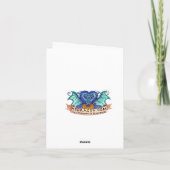 クランベリー – ホリードラゴン – グリーティングカード シーズンカード (裏面)