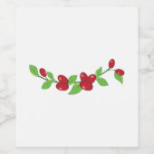 クランベリー ワインラベル (シングルラベル)