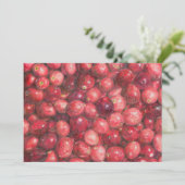 クランベリー 静物画 招待状 (スタンド正面)