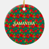 クランベリ離れー セラミックオーナメント (裏面)