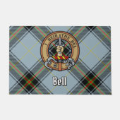 クランベルクレストオーバータータンチェック ドアマット (正面)