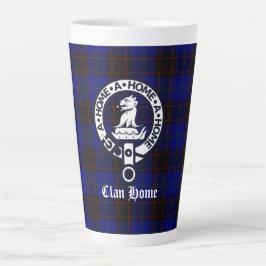 クランホームクレストバッジとタータンチェック カフェラテマグ