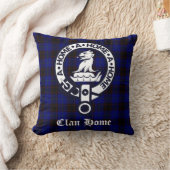 クランホームクレストバッジとタータンチェック クッション (ブランケット)