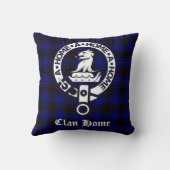 クランホームクレストバッジとタータンチェック クッション (裏面)