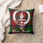 クランボイドタータンチェック&クレスト装飾用クッション クッション (ブランケット)