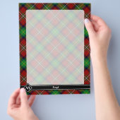 クランボイドタータンチェック チラシ (手)