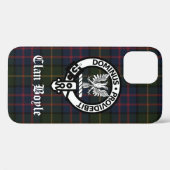 クランボイルクレスト&タータンチェック Case-Mate iPhoneケース (裏面 (横))