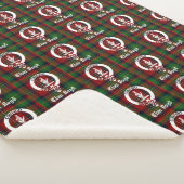 クランボイルドクレストバッジ&タータンチェック シェルパブランケット (3/4)