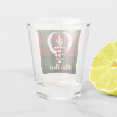 クランボイルドクレストバッジ&タータンチェック ショットグラス (裏面)