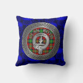 クランボイルドクレスト&タータンチェックノット クッション (裏面)