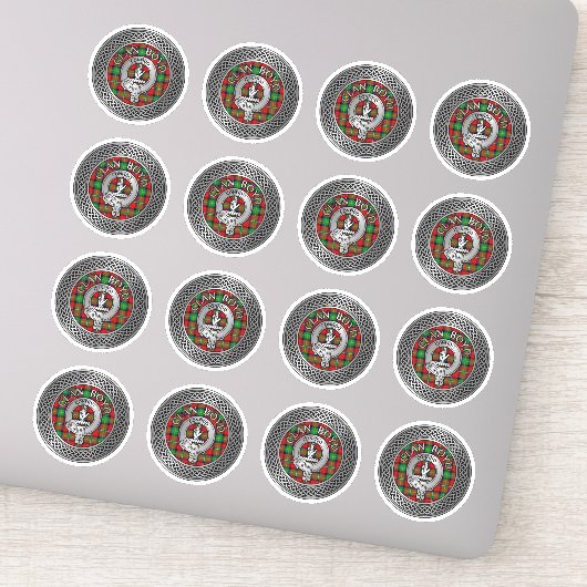 クランボイルドクレスト&タータンチェックノット シール (詳細)