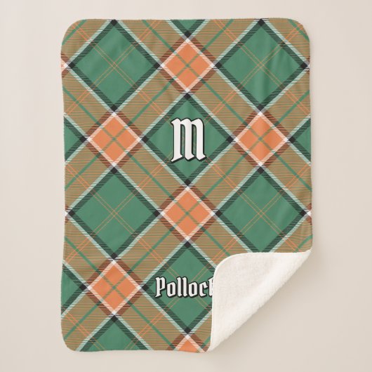 クランポーロックタータンチェックシェルパブランケット シェルパブランケット (正面)