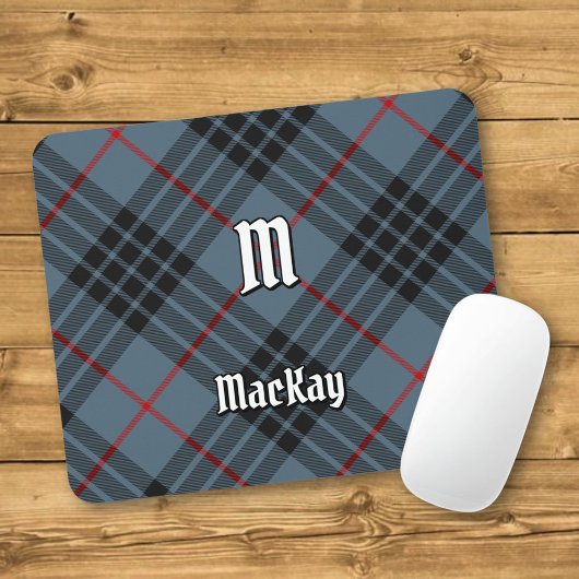 クランマカイブルータータンチェック マウスパッド