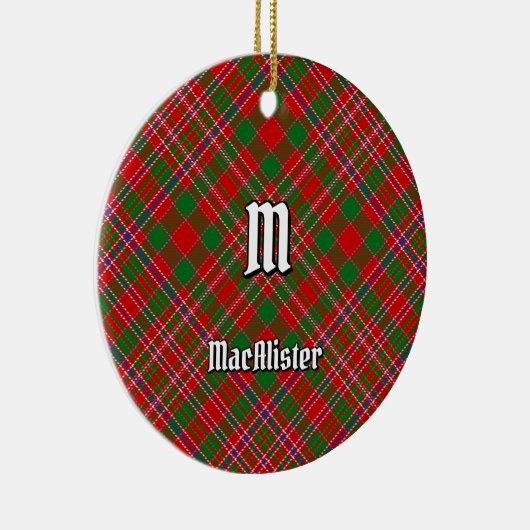 クランマカリスタータータンチェックセラミックオーナメント セラミックオーナメント (右)