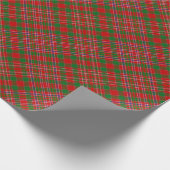 クランマカリスタータータンチェックラッピング紙 ラッピングペーパー (角)