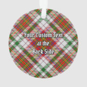 クランマカリスタードレスタータンチェックオーナメント オーナメント (裏面)