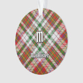 クランマカリスタードレスタータンチェックオーナメント オーナメント (正面)